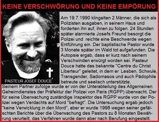 Hilf ihnen straffrei zu leben, sie bringen dich um. Pasteur Doucet und das prima Klima für seine Ermordung.jpg