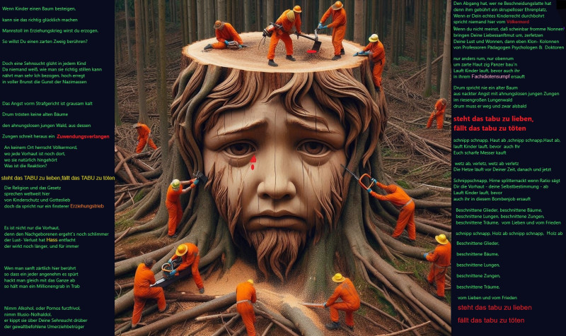 Steht das TABU zu lieben, fällt das TABU zu töten.jpg